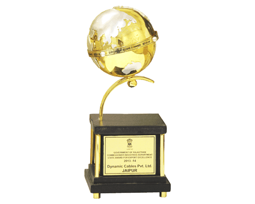 Image of a golden trophy on a white background 