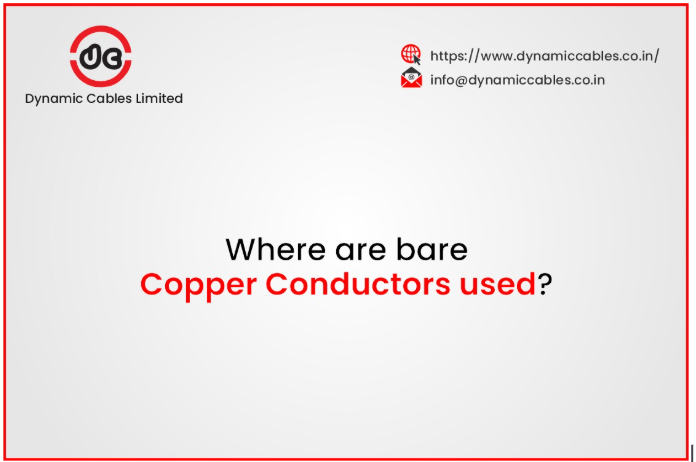 Where are bare copper conductors used?