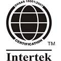 The logo of the international trade and investment organization intertek.