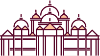 Icon of the Red fort in Delhi
