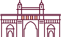 Icon of the gateway of india in Mumbai