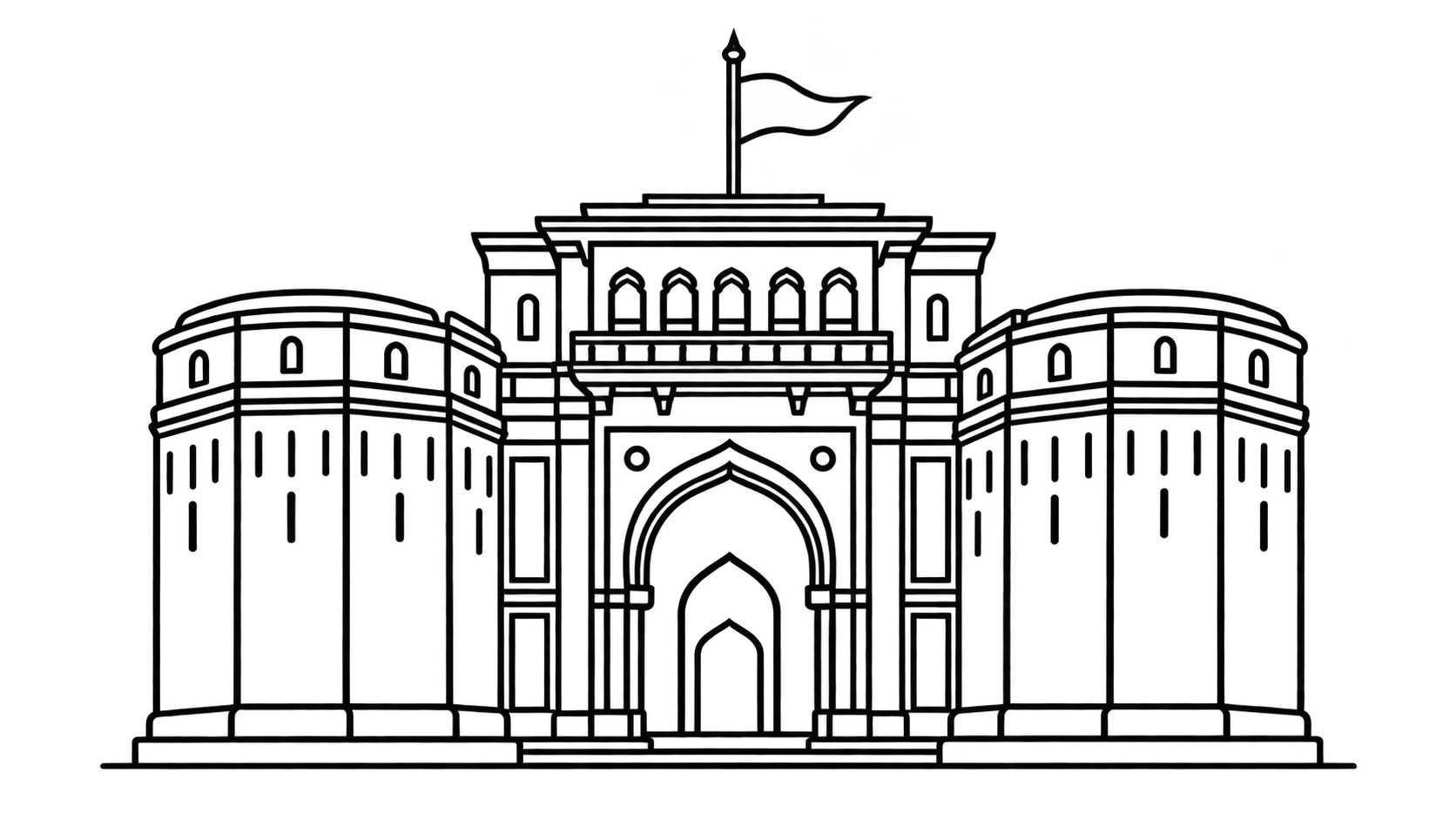 Icon of Victorias palace in Pune